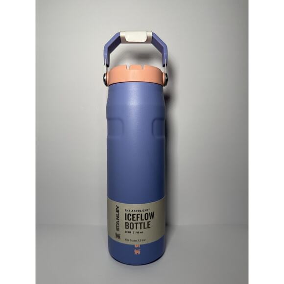 Stanley X Target HYDRANGEA ORANGE 24oz Iceflow Aerolight Tumbler BNWT - Picture 1 of 6